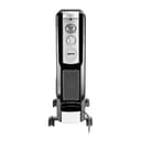 Geepas GRH9101 11 Fins Oil Filled Radiator Heater with Fan 2400W - 3 Speed Adjustable thermostat with Power Indicator & Silent Operation - Ideal For Home, Caravan or Office - 2 Years Warranty