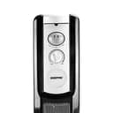 Geepas GRH9101 11 Fins Oil Filled Radiator Heater with Fan 2400W - 3 Speed Adjustable thermostat with Power Indicator & Silent Operation - Ideal For Home, Caravan or Office - 2 Years Warranty