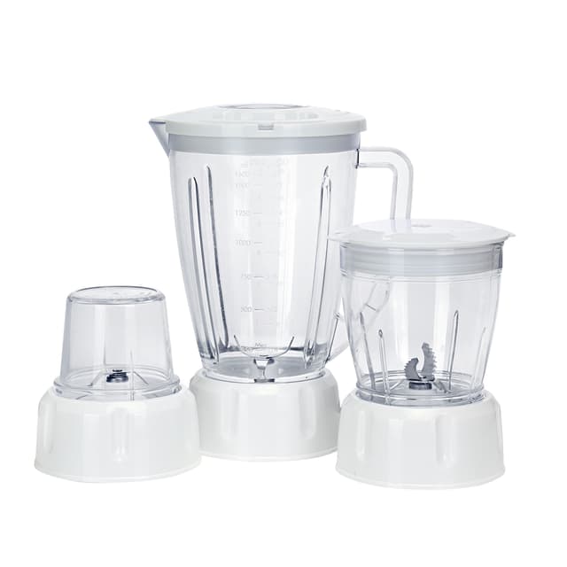 خلاط كهربائي بسعة 1.6 لتر Geepas 4-in-1 Food Processor & Juicer | 1.6L Jar, | 600W - 122896