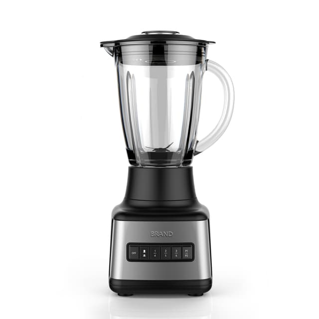 Geepas GSB44017 500W 3 in 1 Stainless Steel Blender - 8 Speed Control , 1.5L Plastic jar, 4 Sharp Blades & 2 Blending Preset Juicer- Mill & Chopping Blender, Anti-Slip feet Design - 2 Year Warranty - 122907