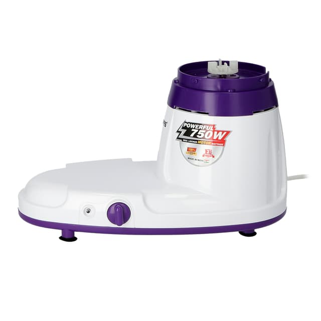 Geepas 750W 3-in-1 Mixer Grinder - Stainless Steel Jars & Blades - 3 Speed, Safety Twist Lock - Perfect for Dry & Wet Fine Grinding - Indian Curry Spices Coconut Grinding Mixing - 2 Years Warranty