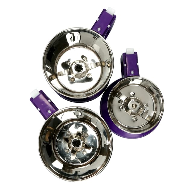 Geepas 750W 3-in-1 Mixer Grinder - Stainless Steel Jars & Blades - 3 Speed, Safety Twist Lock - Perfect for Dry & Wet Fine Grinding - Indian Curry Spices Coconut Grinding Mixing - 2 Years Warranty