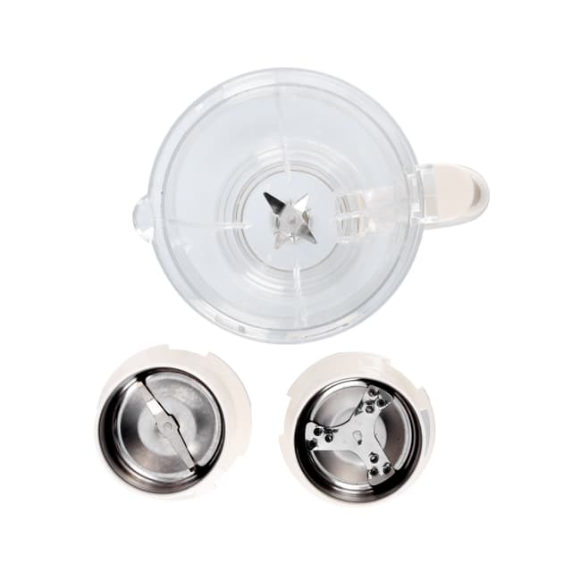 Geepas Geeepas 400W 3 in 1 Multifunctional Blender - Stainless Steel Blades, 4 Speed with Pulse - 1.5L Jar, Over Heat Protection - Coffee Grinder & Smoothie Maker