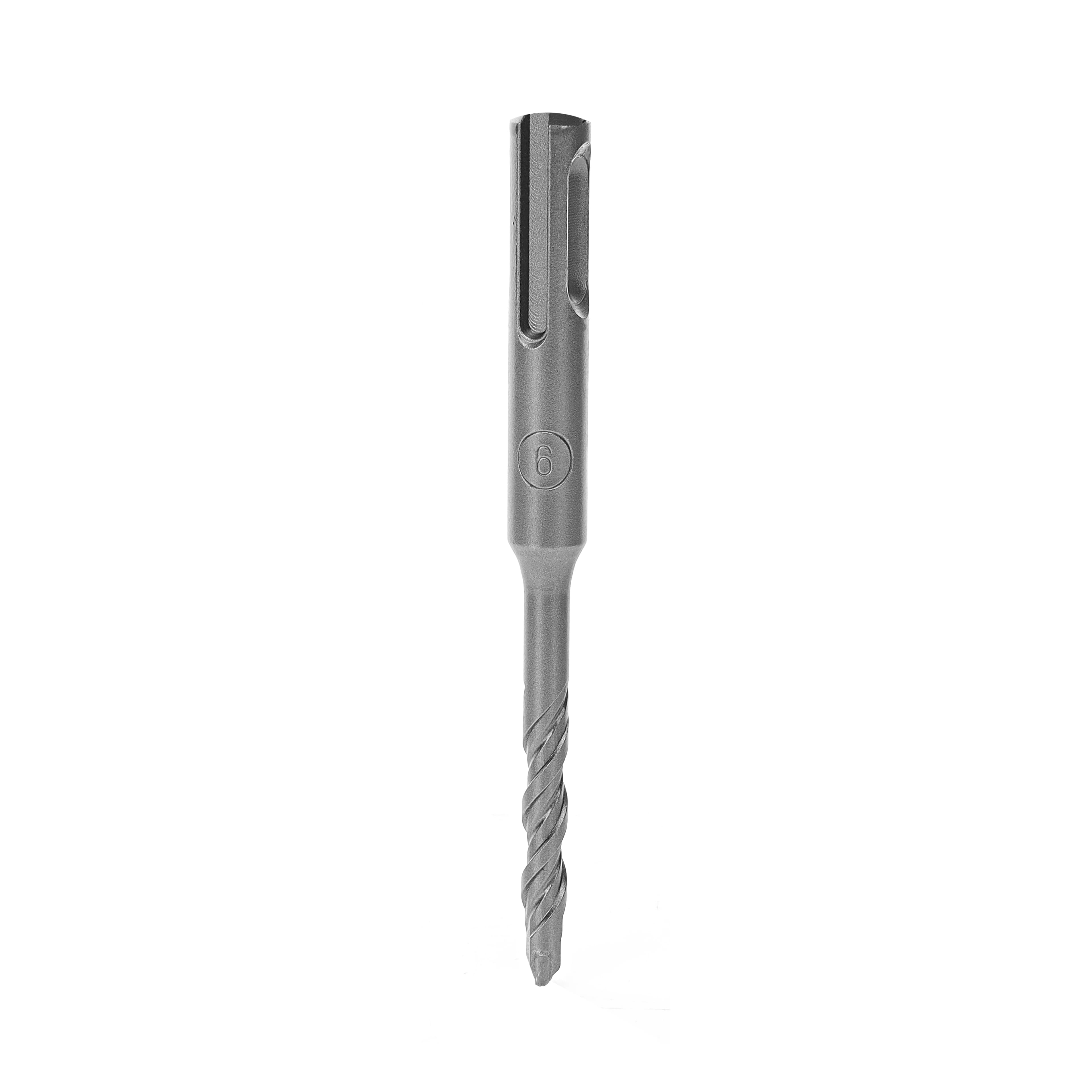 Geepas GSDS-06050 Chisel Bit Round 6mm - 110mm Long, Perfect for Compacting, Grooving, Cutting & More -Compatible for Drill, Rotary Hammers, and Impact Hammer