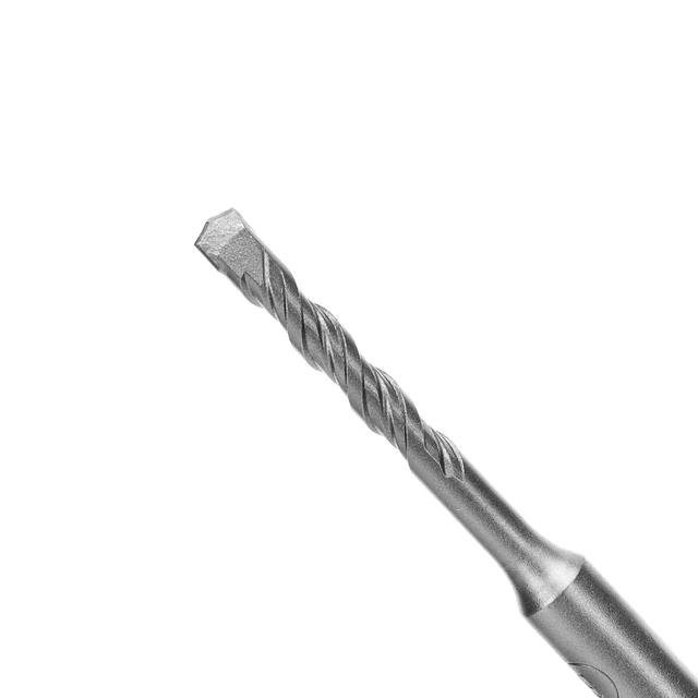 Geepas GSDS-06050 Chisel Bit Round 6mm - 110mm Long, Perfect for Compacting, Grooving, Cutting & More -Compatible for Drill, Rotary Hammers, and Impact Hammer - SW1hZ2U6MTUwMjU5