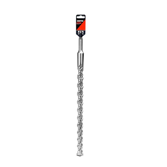 Geepas GSDS-26400 Hammer Drill Bit, Cross Drill Bit - SDS-Plus Electric Hammer Impact Drill Bit - Ideal to Drill Holes in Concrete, Ceramic, Tile, Stone, Metal, Plastic - SW1hZ2U6MTUwNTE3