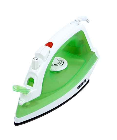 Geepas GSI7783 1600W Multi-functional Steam Iron - Crisp Ironed Clothes - Non-Stick Sole-plate, Wet/Dry Function & with Temperature Control- Dry/Steam Burst/Vertical Steam/Spray Function - 2 Years Warranty
