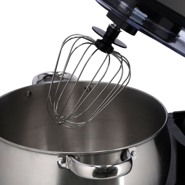 Geepas GSM43041 2000W Stand Mixer - 10L Stainless Steel Mixing Bowl for Bread & Dough, Tilt-Up Head - 6 Speed with Pulse - Power Indicator - 2 Year Warranty - 126867