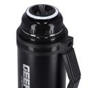 Geepas GSVB4110 Vacuum Flask, 1.2L - Stainless Steel Vacuum Bottle Keep Hot & Cold Antibacterial Topper 7 Cup - Perfect for Outdoor Sports, Fitness, Camping, Hiking, Office, School - 2 Years Warranty - SW1hZ2U6MTQ0MjQ3
