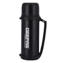 Geepas 1.8L Stainless Steel Vacuum Flask - Vacuum Insulated Bottle - Thermo Flask with Double Wall Vacuum Insulation Design - Hot & Cool, Portable & Leak Proof - Preserves Flavor & Freshness - For Camping Hiking - 123340