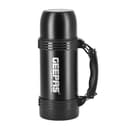 Geepas GSVF4114 Vacuum Flask, 0.4L - Stainless Steel Vacuum Bottle Keep Hot & Cold Antibacterial topper & Cup - Perfect for Outdoor Sports, Fitness, Camping, Hiking, Office, School - 2 Years Warranty - 123357