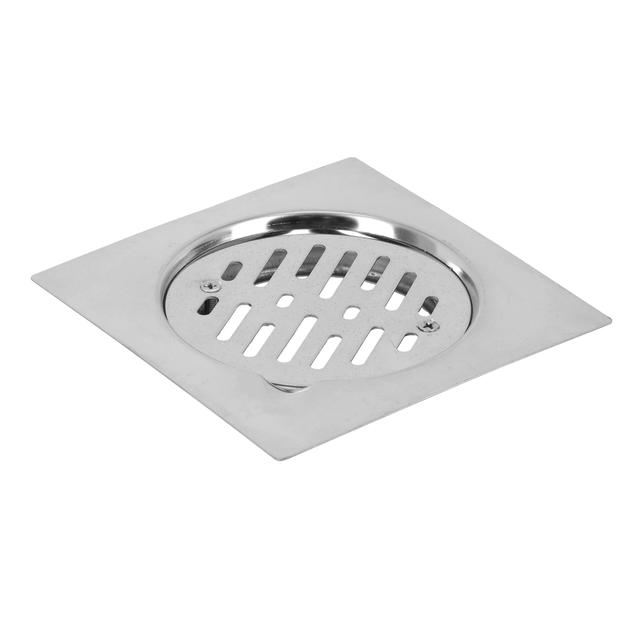 بالوعة تصريف أرضي جيباس Geepas Floor Drain 150 X 150 MM - Stainless Steel Shower Drain - SW1hZ2U6MTUzOTcz