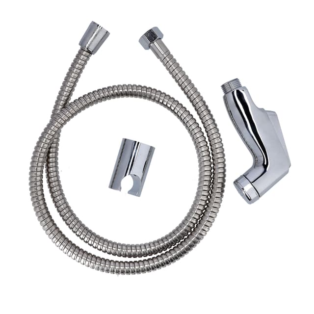 Geepas Chrome Shattaf Set - High-Quality Hand Jet - ABS Material