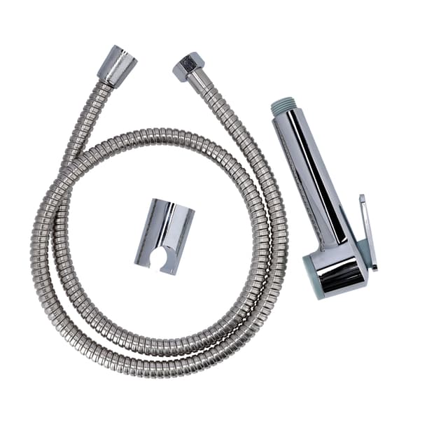 Geepas Chrome Shattaf Set - High-Quality Hand Jet - ABS Material