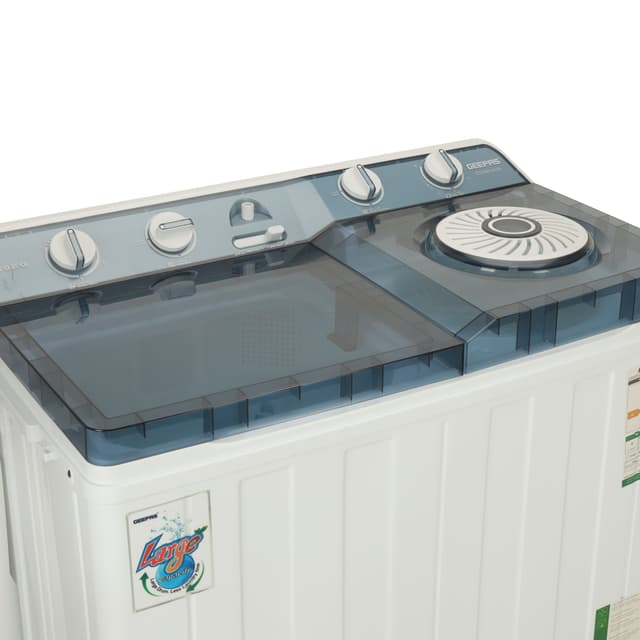 غسالة نصف أتوماتيكية بحوض مزدوج 10 كيلو Geepas semi Automatic Washing Machine - 125048