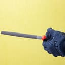 Geepas GT59060 8" Inch Half Round File - Cut Mill File with High-Quality Steel, Ergonomic Grip, Rubber Handle, Finder Hand File for Deburring and Removing Material - Ideal for Wood, Metal, Plastic