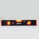 Geepas Gt59115 12" Spirit Level - Portable Size With Al Frame | 3 Solid Blocks 1.0mm/M Accuracy Ideal For Engineers Civil Workers Diyer & More