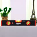 Geepas Gt59115 12" Spirit Level - Portable Size With Al Frame | 3 Solid Blocks 1.0mm/M Accuracy Ideal For Engineers Civil Workers Diyer & More