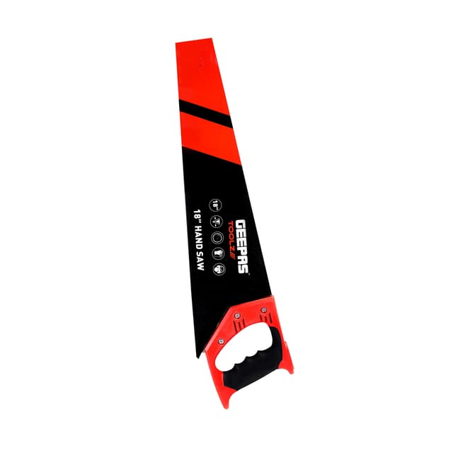منشار خشب يدوي جيباس 16 انش بشفرة فولاذية Geepas  16" Hand Saw TRP Handle