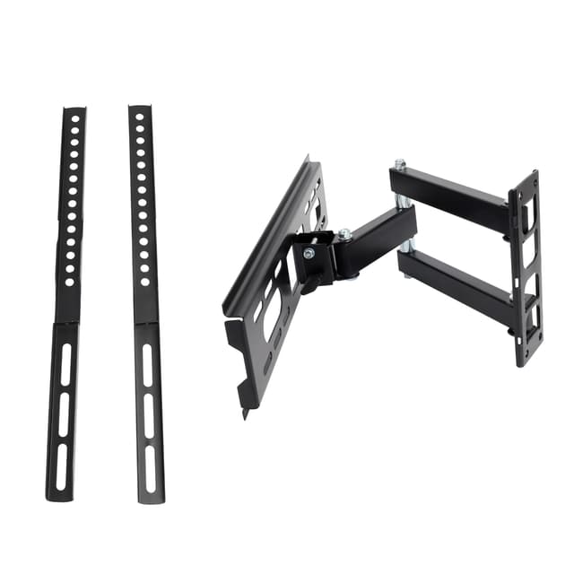 Geepas Gtm63031 Tv Wall Mount - Perfect Centre Design Bracket With Articulating Arm Up To Vesa 400x400mm 35 Kg | Ideal For All Led Lcd & Plasma Ranging Between 22-55 Inches 2 Years Warranty