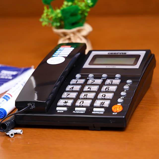 هاتف أرضي ب 16 رقم  Telephone LCD Geepas