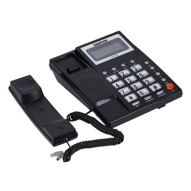 هاتف أرضي ب 16 رقم  Telephone LCD Geepas