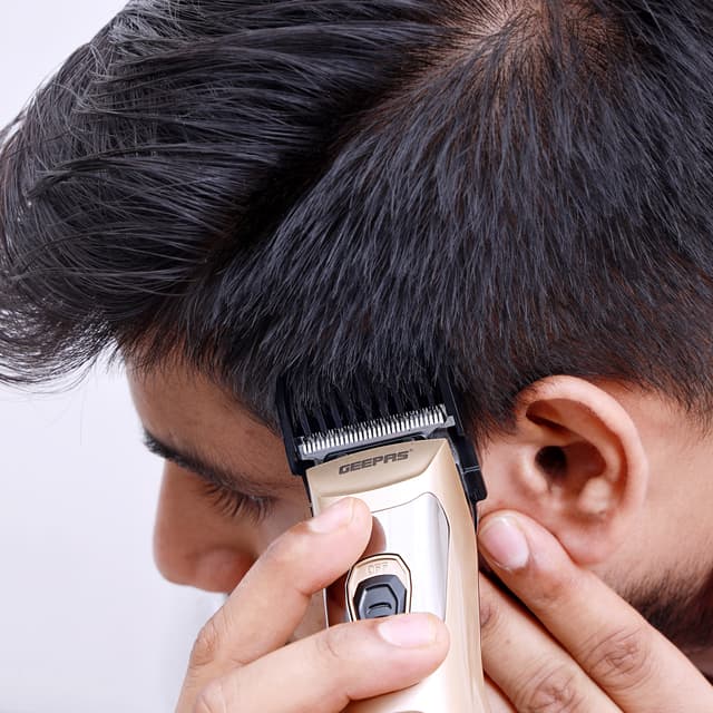 Geepas Cordless Trimmer, 45 Minutes Working, Rechargeable Hair Clipper GTR56023