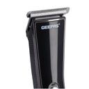 Geepas Gtr56024 Rechargeable Hair & Beard Trimmer - Cordless Men's And Stubble Long Working Time | Charging Indicators Clipper Kit