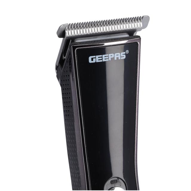 Geepas Gtr56024 Rechargeable Hair & Beard Trimmer - Cordless Men's And Stubble Long Working Time | Charging Indicators Clipper Kit