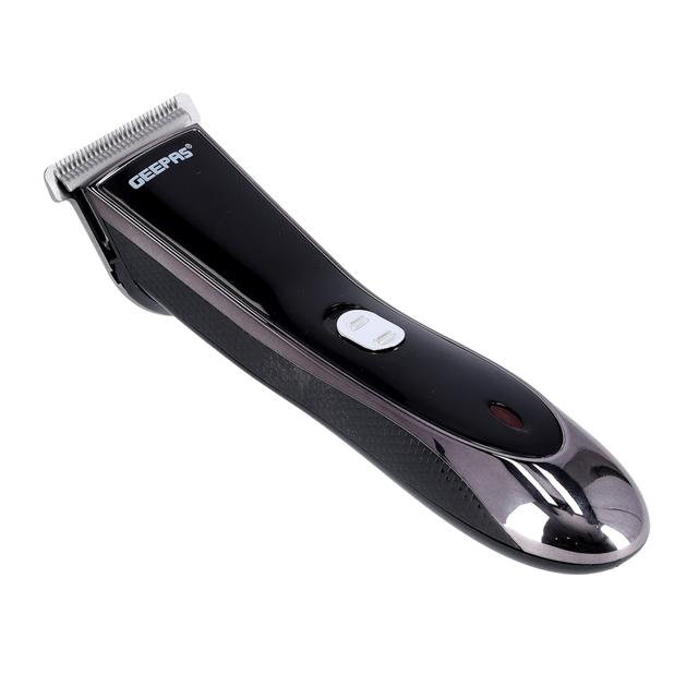 Geepas Gtr56024 Rechargeable Hair & Beard Trimmer - Cordless Men's And Stubble Long Working Time | Charging Indicators Clipper Kit