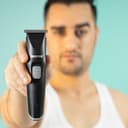 Geepas Rechargeable Trimmer with Cordless Operation - GTR8126N - 40 mins Continuous Working - High Cutting Performance - Long Lasting Battery with 6-8 Hours of Charging