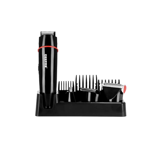 مكينة حلاقة رجالية جيباس لاسلكية 500 مللي أمبير مع ثلاث رؤوس تبديل Geepas 7 in 1 Hair Trimmer 500mAh - 257205