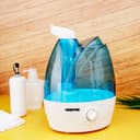 Geepas Guh2484 Ultra Sonic Humidifier - Portable Double Nozzle 9 Hours Of Continuous Mist 2.6l Capacity | Ideal For Bedroom Baby Home Children Room Office & More 2 Years Warranty - 124298