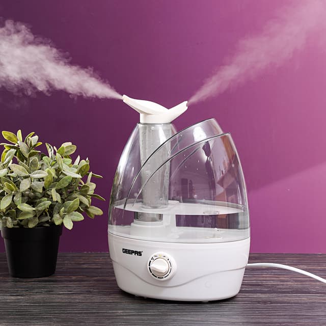 مرطب هواء بقوة 32 واط   Humidifier Double Nozzle - Geepas