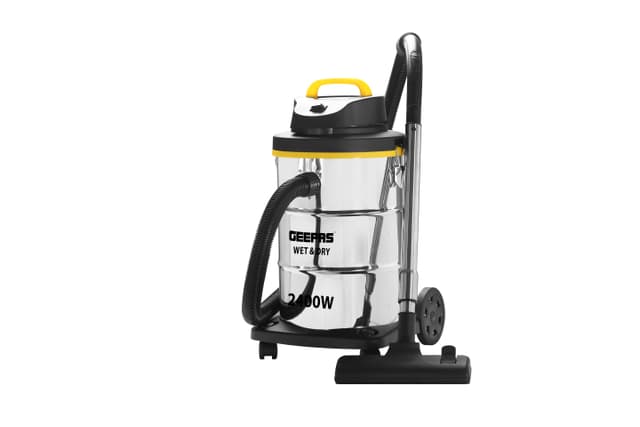 مكنسة تشفط الماء رطب وجاف 2300 واط 23 لتر جيباس Geepas 23l 2300W Wet & Dry Vacuum Cleaner 23L Steel Drum Tank with Powerful Copper Motor - 257225