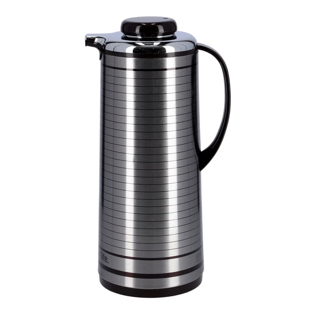 Geepas Gvf5258 1l Vacuum Flask - Heat Insulated Thermos For Keeping Hot/Cold Long Hour Heat/Cold Retention Multi-Walled Hot Water Tea Beverage | Ideal Social Occasion Commercial & Outings