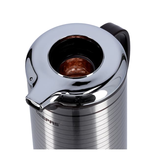 Geepas Gvf5259 1.3l Vacuum Flask - Coffee Heat Insulated Thermos For Keeping Hot/Cold Long Hour Heat/Cold Retention Multi-Walled Hot Water Tea Beverage | Ideal Social Occasion Commercial & Outings