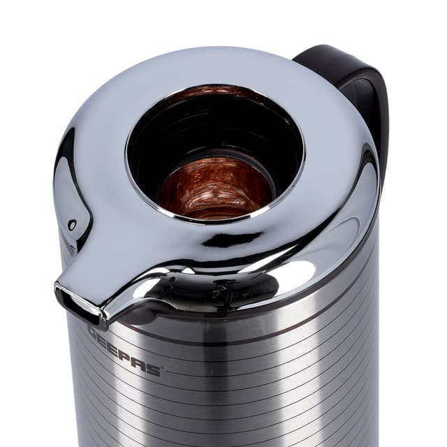 Geepas Gvf5261 1.9l Vacuum Flask - Coffee Heat Insulated Thermos For Keeping Hot/Cold Long Hour Heat/Cold Retention Multi-Walled Hot Water Tea Beverage | Ideal Social Occasion Commercial & Outings 2 Years Warranty