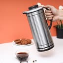 Geepas Gvf5261 1.9l Vacuum Flask - Coffee Heat Insulated Thermos For Keeping Hot/Cold Long Hour Heat/Cold Retention Multi-Walled Hot Water Tea Beverage | Ideal Social Occasion Commercial & Outings 2 Years Warranty