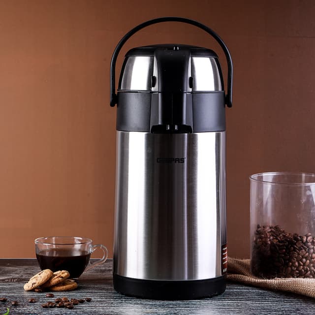 ترمس شاي حافظ للحرارة 3.5 لتر جيباس Vacuum Flask Geepas