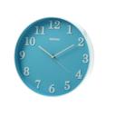 ساعة حائط دائرية جيباس بدون صوت أزرق وأبيض Geepas Wall Clock Silent Non Ticking