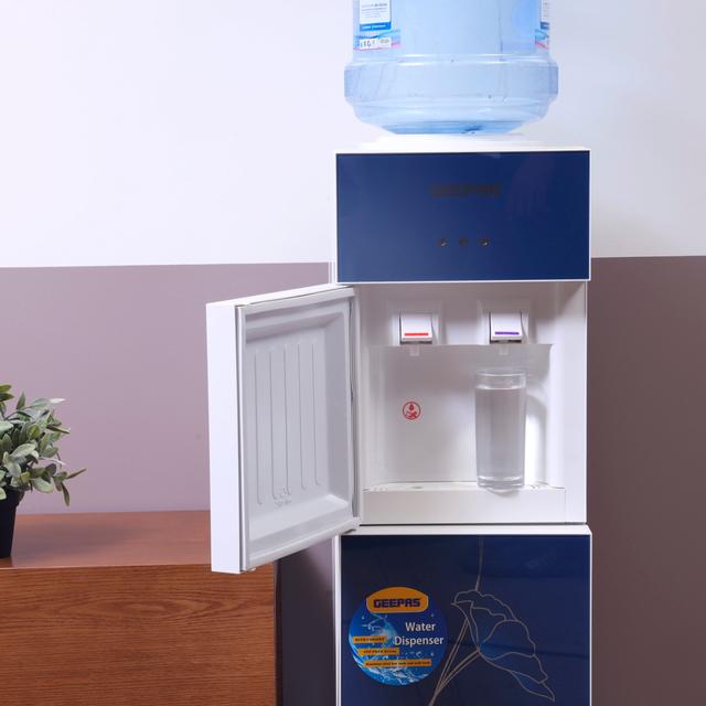 Geepas Hot & Cold Water Dispenser with Child Lock - SW1hZ2U6MTQ3ODg1