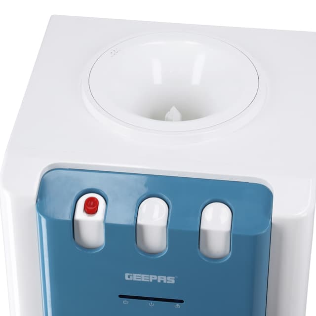 Geepas GWD8354 Water Dispenser - 3 Taps with Hot/Normal/Cool with Fast Cooling & Low Noise- Stainless Steel tank - Ideal for Office,Banks, Hotels, Home & More - 124603