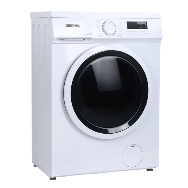 غسالة أوتوماتيكية بسعة 6 كيلوغرام بسرعة 1000 دورة بالدقيقة   6kg Geepas 1000RPM Fully Automatic Washing Machine - 127074