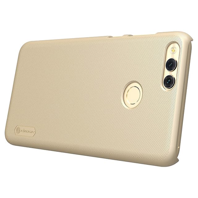 Nillkin Huawei Honor 7X Frosted Hard Shield Phone Case Cover with Screen Protector - Gold - Gold