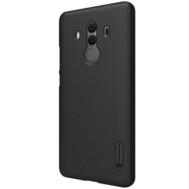 كفر موبايل Nillkin Cover Compatible with Huawei Mate 10 Pro Case Super Frosted Shield Hard Phone Cover [ Slim Fit ] - Black - SW1hZ2U6MTIyNTE0