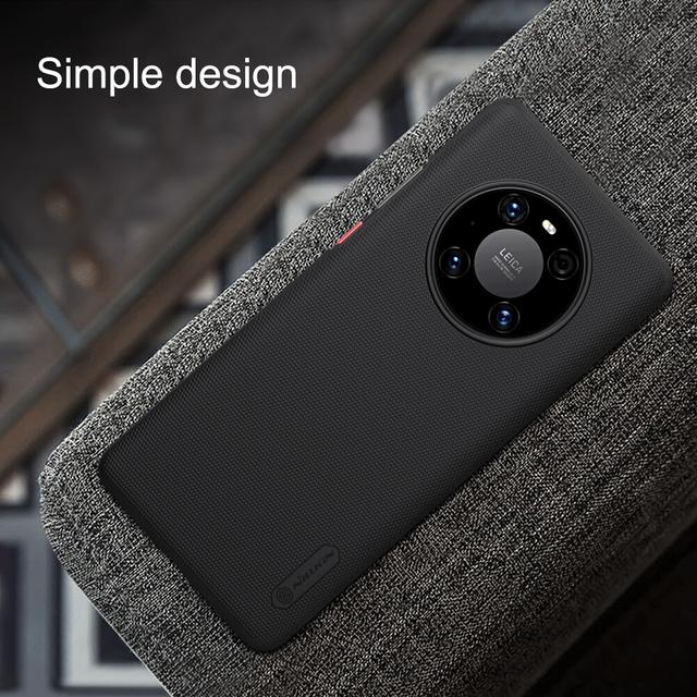 كفر موبايل Nillkin Cover Compatible with Huawei Mate 40 Pro Case Super Frosted Shield Hard Phone Cover [ Slim Fit ] - Black - SW1hZ2U6MTIyMjUy