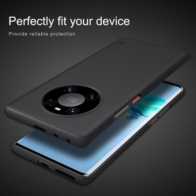 كفر موبايل Nillkin Cover Compatible with Huawei Mate 40 Pro Case Super Frosted Shield Hard Phone Cover [ Slim Fit ] - Black - SW1hZ2U6MTIyMjYw