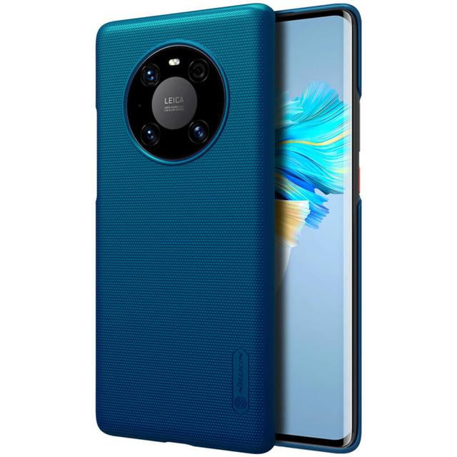 كفر موبايل Nillkin Cover Compatible with Huawei Mate 40 Pro Case Super Frosted Shield Hard Phone Cover [ Slim Fit ]  - Blue - SW1hZ2U6MTIyNDk1