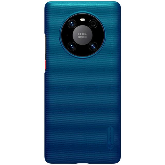 كفر موبايل Nillkin Cover Compatible with Huawei Mate 40 Pro Case Super Frosted Shield Hard Phone Cover [ Slim Fit ]  - Blue - SW1hZ2U6MTIyNTA1